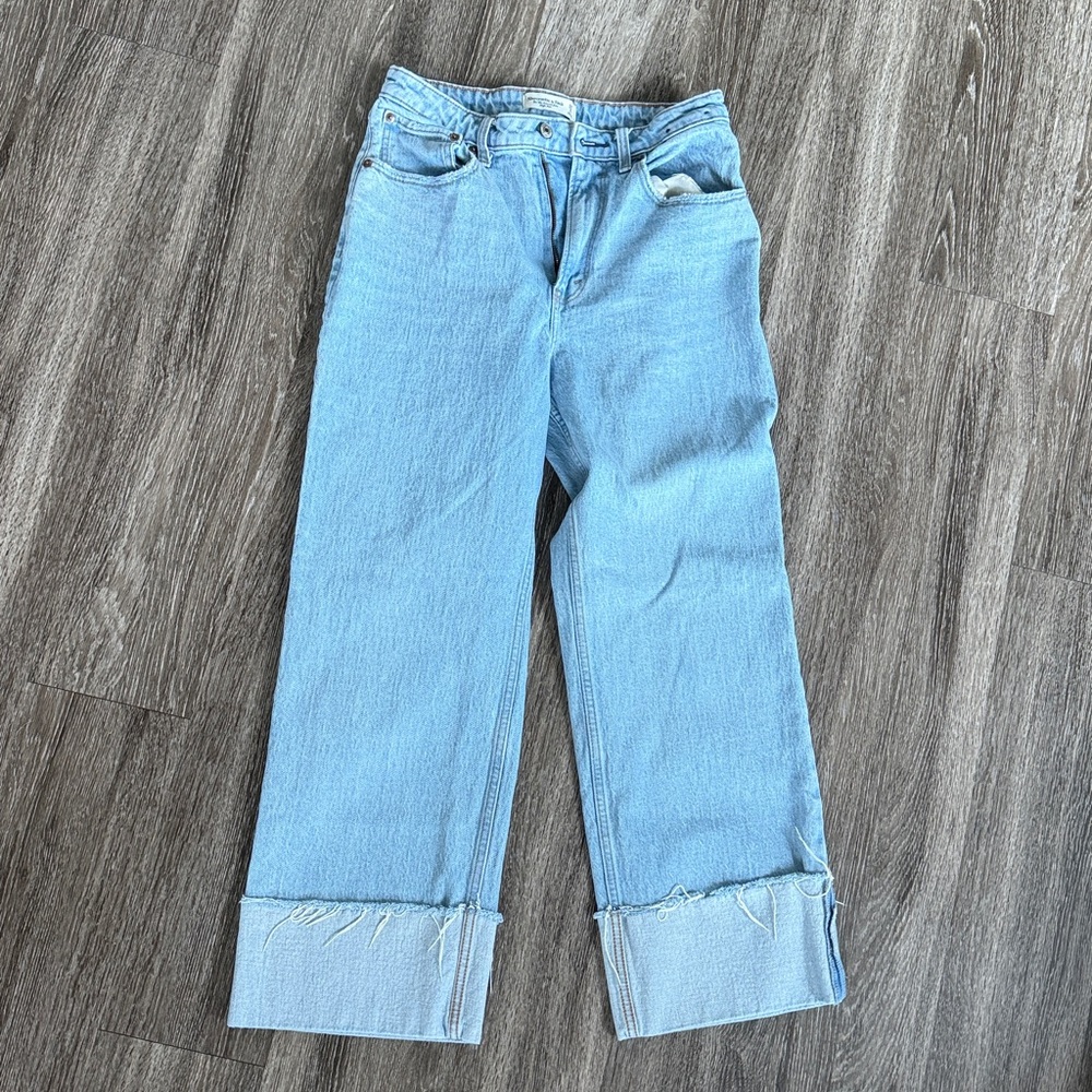 Abercrombie & Fitch Light Blue High Rise Jeans